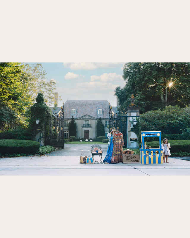 "Champagne Stand" Framed Photographic Print by Nick Mele